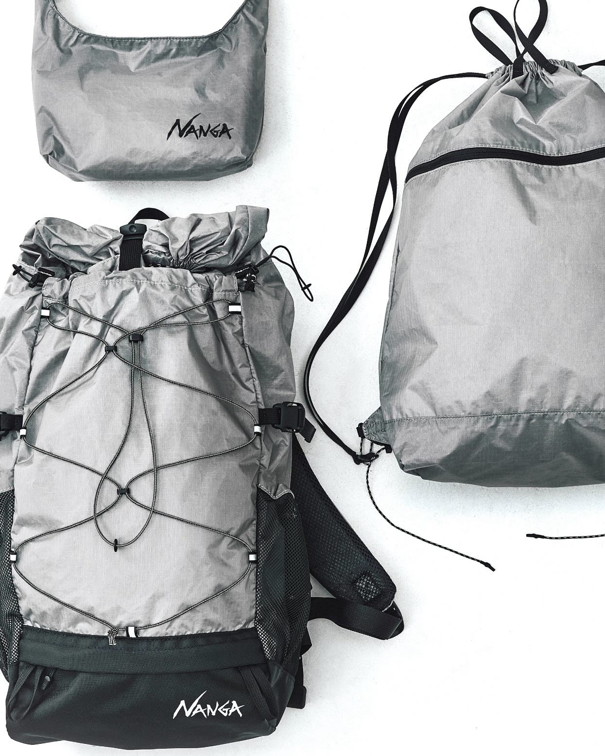 NANGA Fibermax TULシリーズ3アイテム・BACKPACK・KNAPSACK・COMPACT SACOCHE