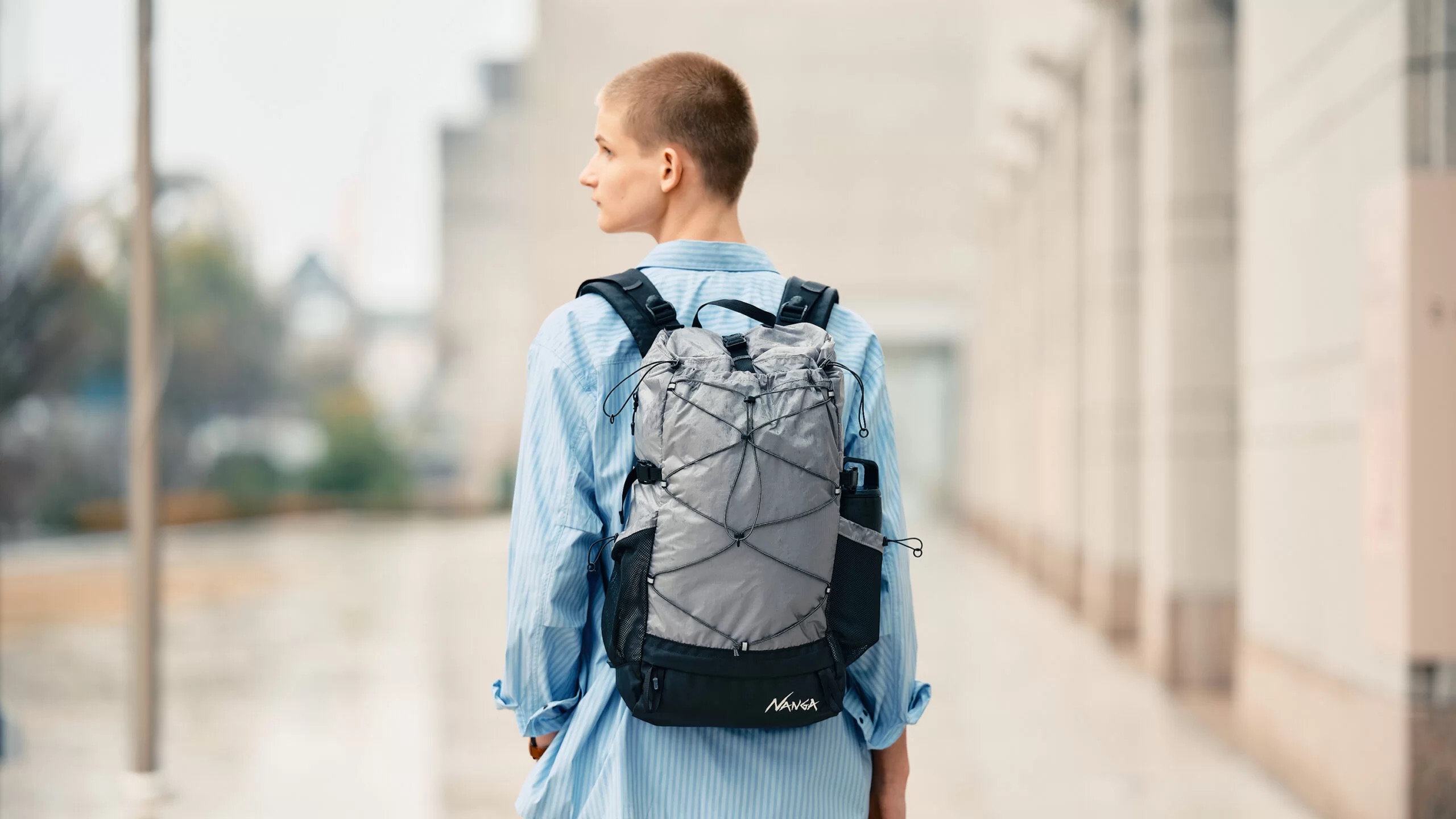 NANGA Fibermax TUL BACKPACK・街なかコーデ・旅行・通勤シーン