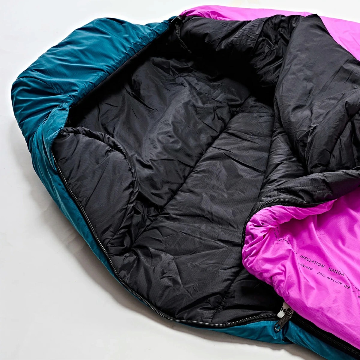 NANGA ZZZ BAG 5 内部ドラフトチューブ・内部空間